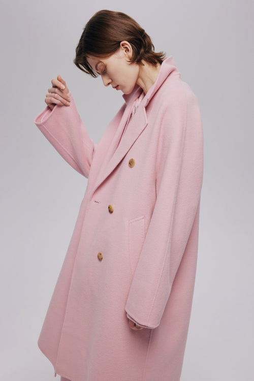 Soft Pastel Colour Long Coat