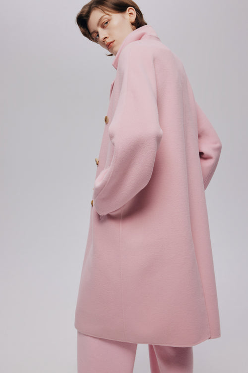 Soft Pastel Colour Long Coat