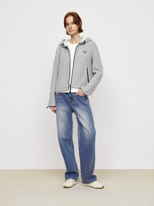 Polar Fleece Hooded Jacket