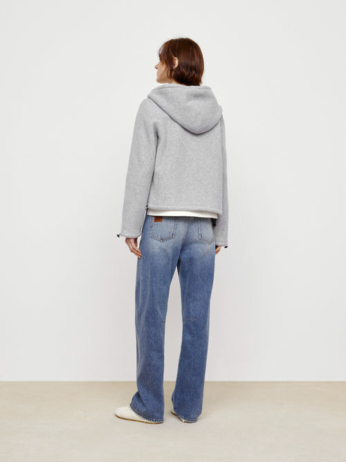Polar Fleece Hooded Jacket