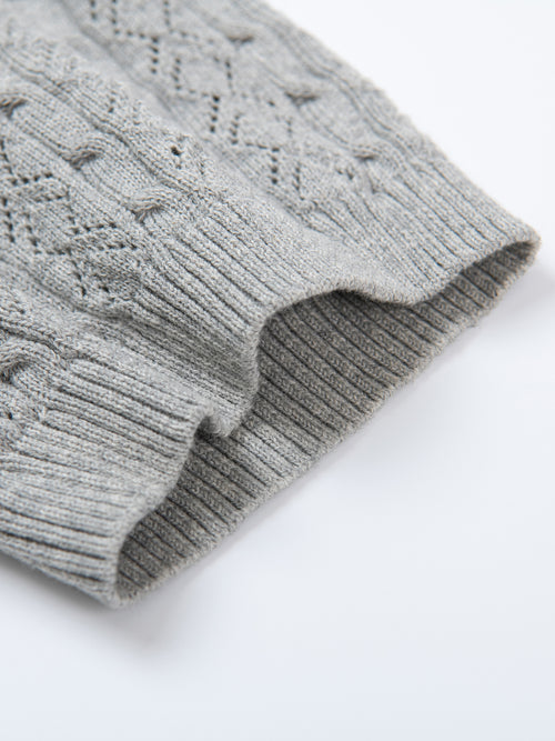 Grey Berlin College Sweater Cardigan