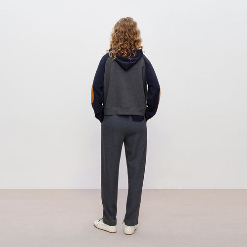 Hooded Color-Block Jacket