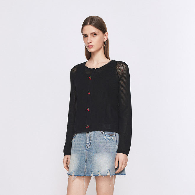 Summer Cherry Cardigan