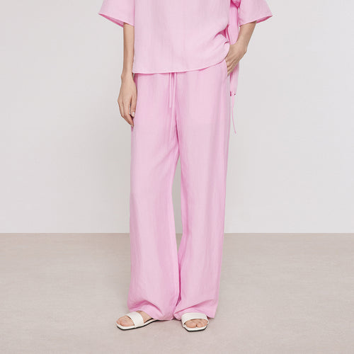Blush Pink Linen Pants
