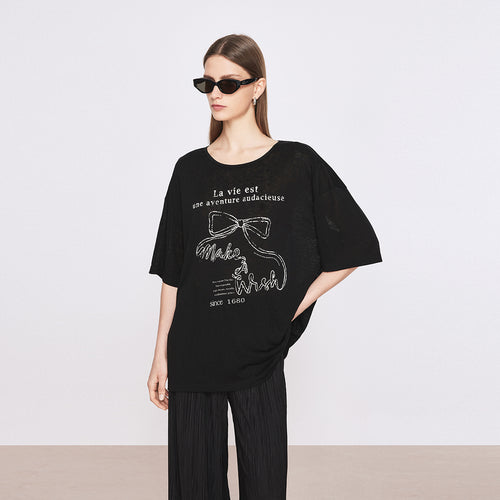 ightweight Bow T-Shirt