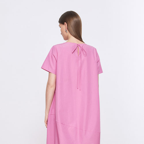 Berry Rose Balloon Dress