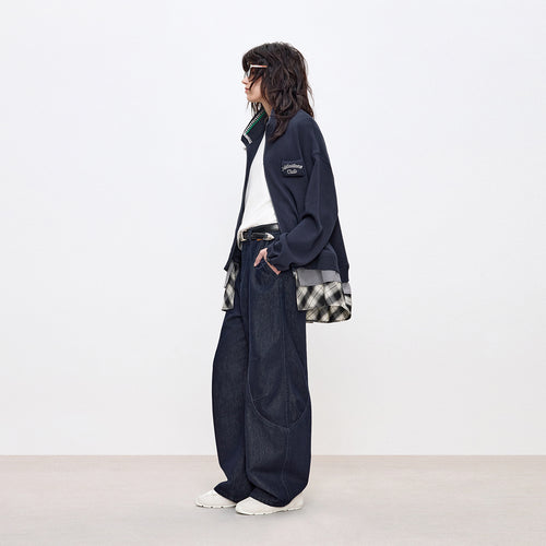 Prussian Blue Panel Jacket