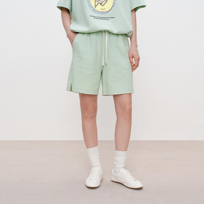 Avocado Green Shorts