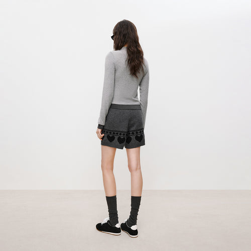 Fair Isle Wool Shorts