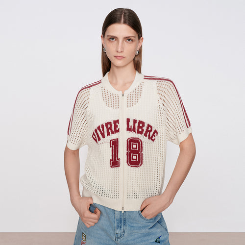 American Vintage Openwork Cardigan t-shirt