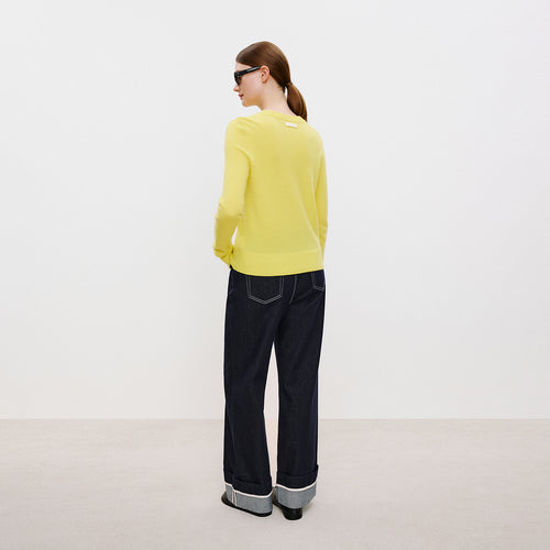 Relaxed Cuffed Jeans