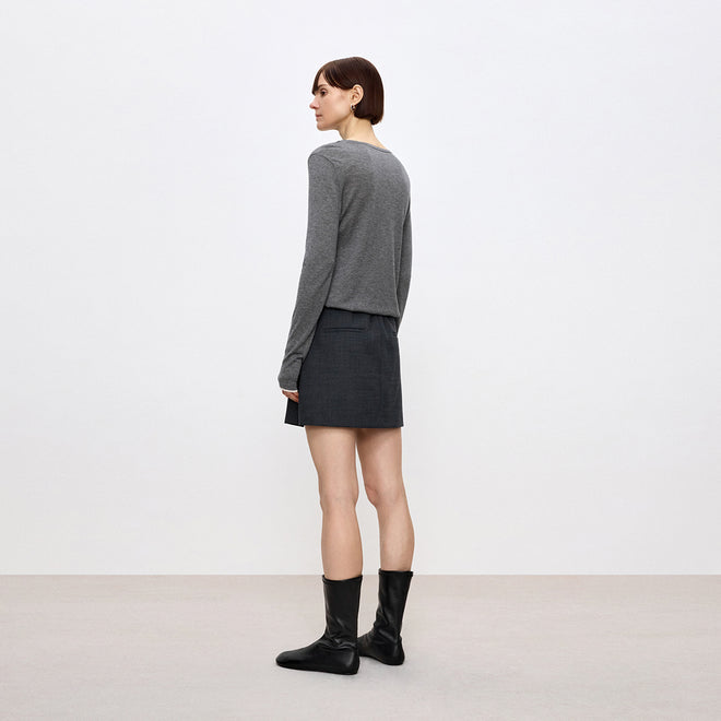 Lightweight Knit Long Sleeve Tee