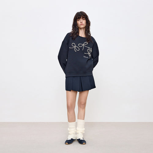 MIU-Style Pleated Skirt