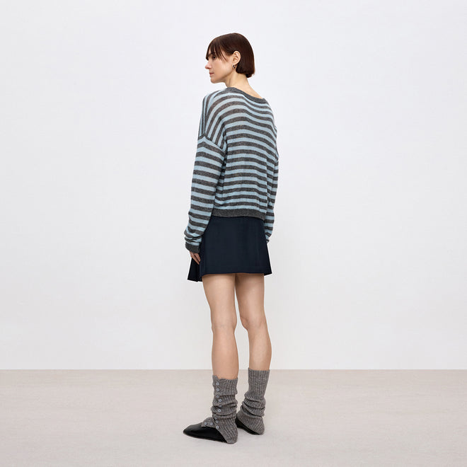 Sea Salt Stripe Sweater