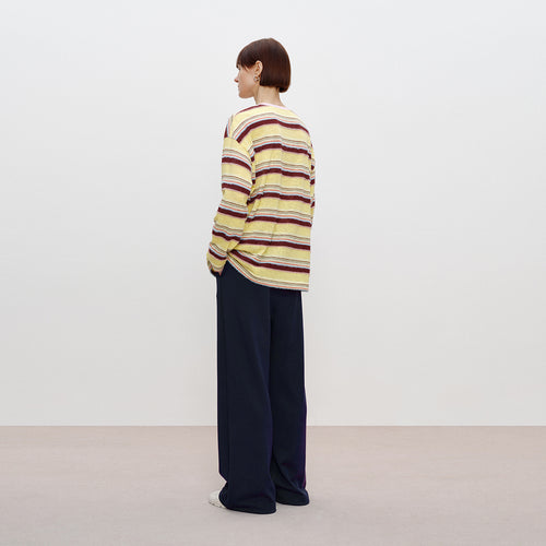 Berry Happy Stripe Tee