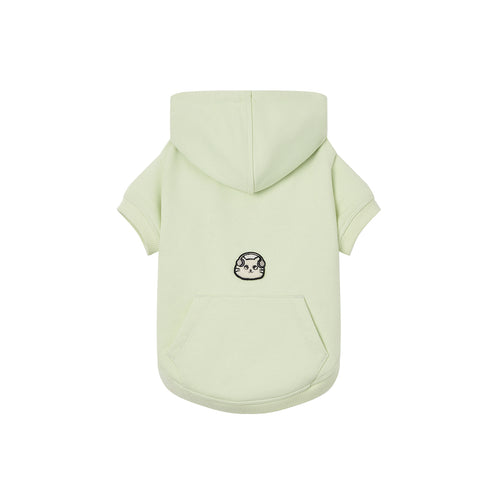 Cat Lime Green Zip-Up Hoodie