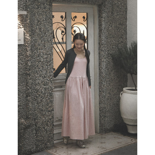 Ballet Grey Cropped Cardigan