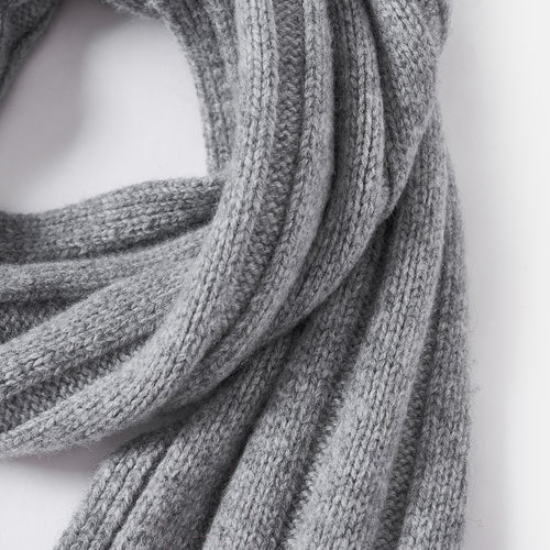 Coal Cat Fuzzy Scarf