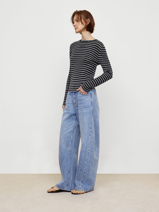 Skinny Striped Shirt