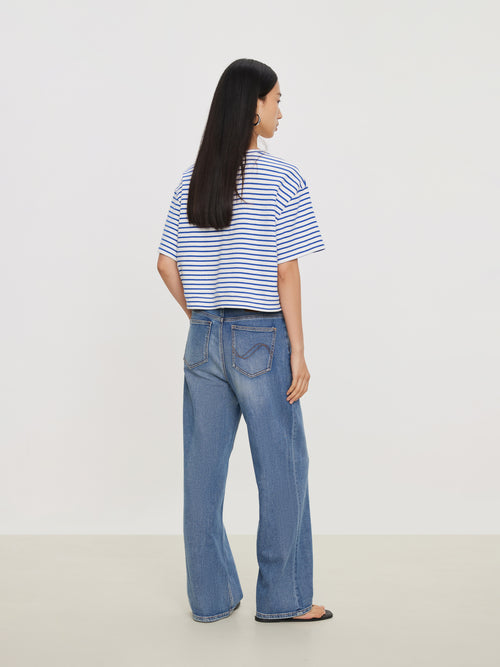 Aquamarine striped T-shirt