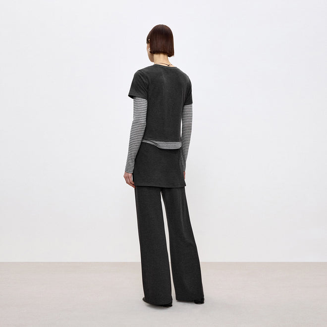 Soft Heart Mock-Layer Tee