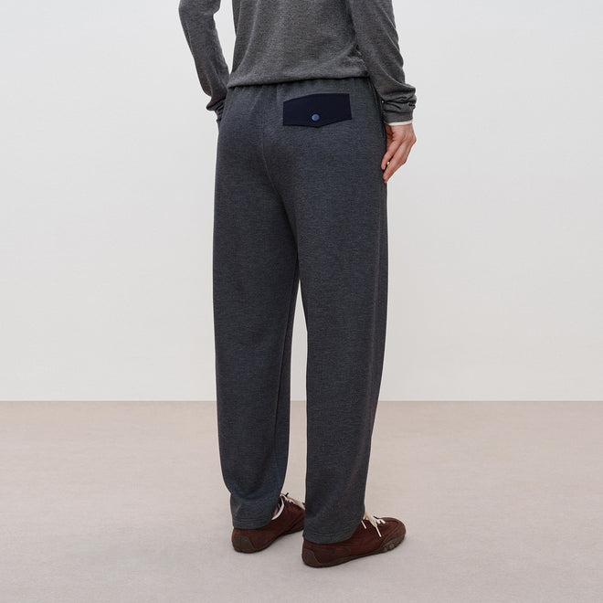 Color-Block Tapered Pants