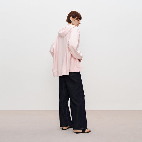 Candy Pink Hooded Jacket