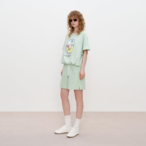 Avocado Green Graphic Tee