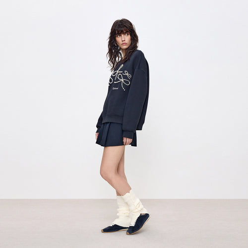 MIU-Style Pleated Skirt