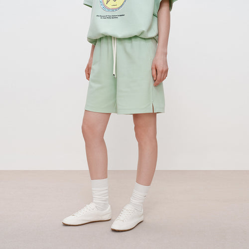Avocado Green Shorts