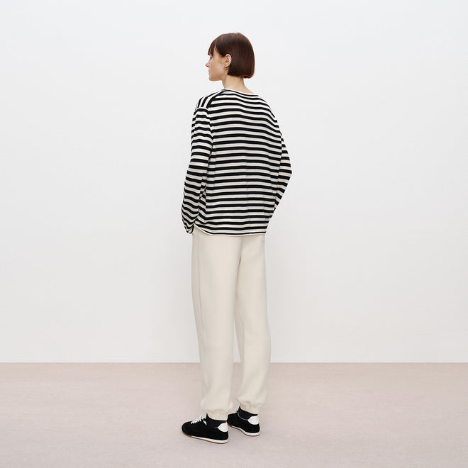 Black & White Stripe Sweater