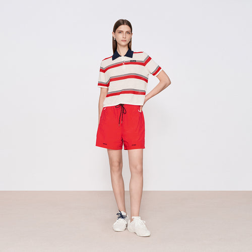 Sun-Dried Tomato Red Shorts