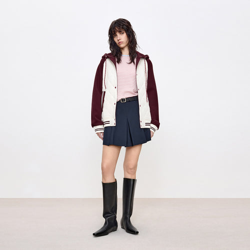 Raspberry Berry Varsity Jacket