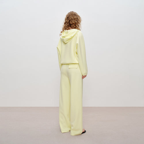 Pistachio Cropped Hoodie
