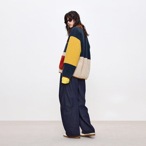 Color-Block Après-Ski Jacket
