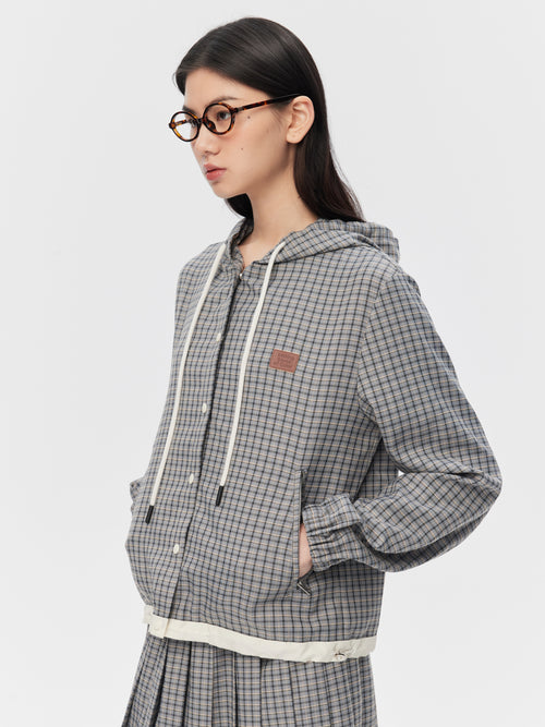 Chemisier à carreaux universitaire