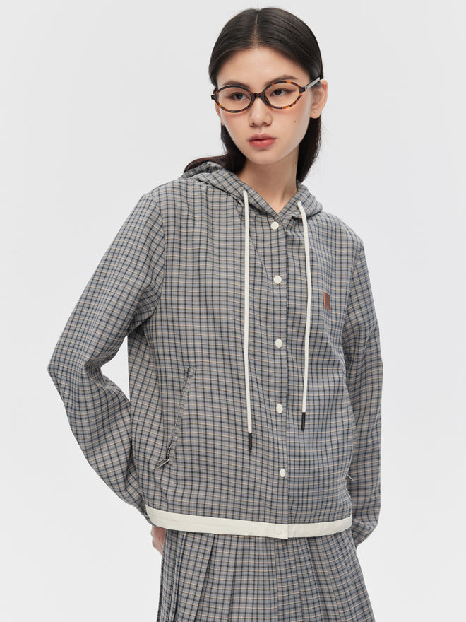 Chemisier à carreaux universitaire