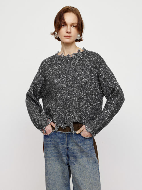 Sesame Cocoa Sweater
