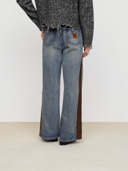 Splicing Retro Jeans