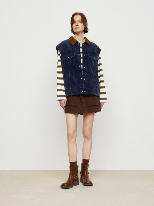 Barn Style Retro Vest