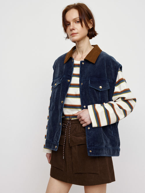 Barn Style Retro Vest