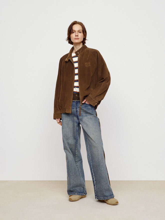 Splicing Retro Jeans