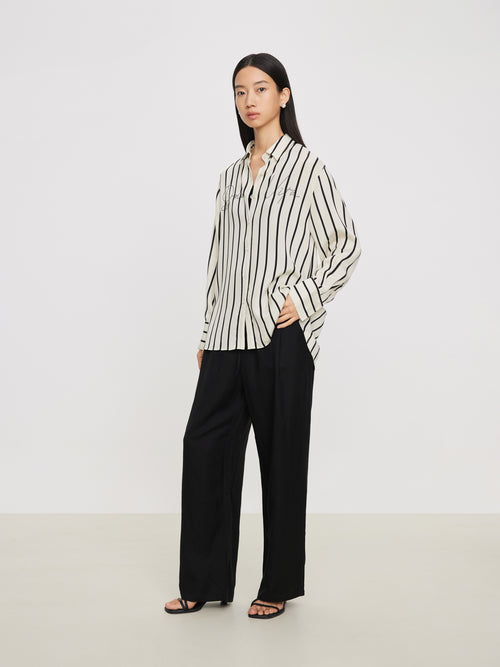 Silk Striped Shirt