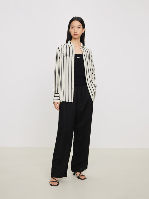 Silk Striped Shirt
