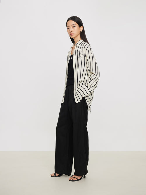 Silk Striped Shirt