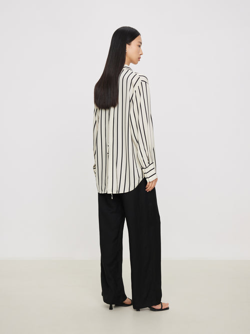 Silk Striped Shirt