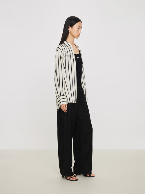 Silk Striped Shirt