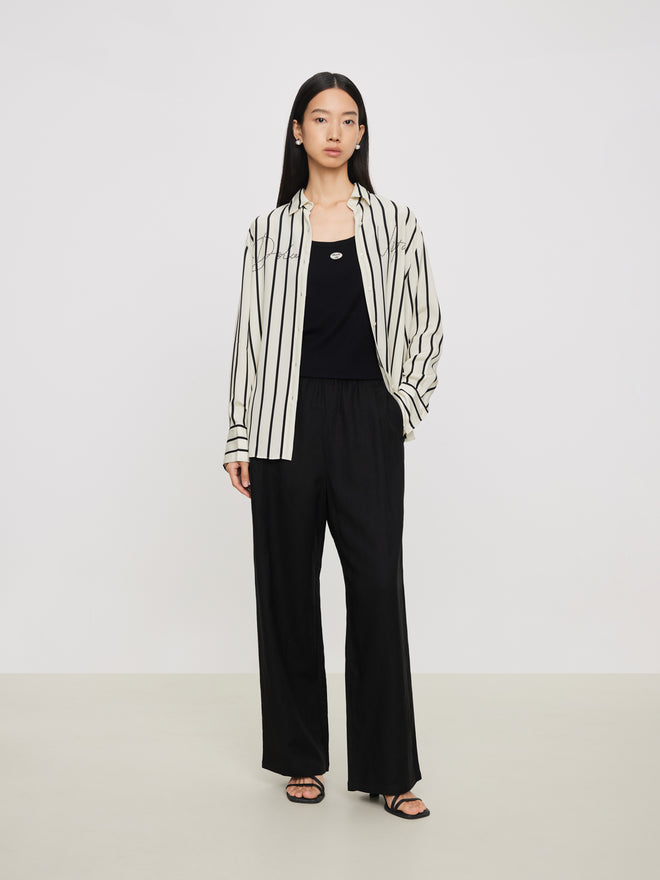 Silk Striped Shirt