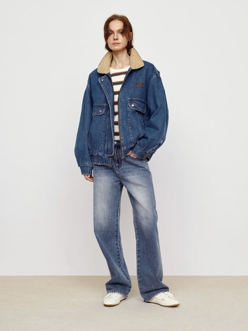 Barn Style Retro Denim Jacket