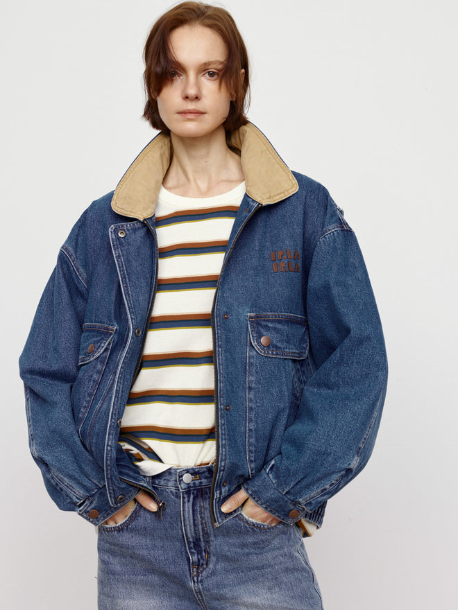 Barn Style Retro Denim Jacket